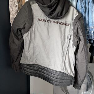 Harley-Davidson Black and Gray Jacket